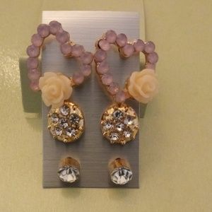 Brand New 3 pair earring set #3